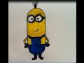 Minyon / sanatın renkleri / minyon çizimi / kevın / resim keçeli kalem boyama / minions