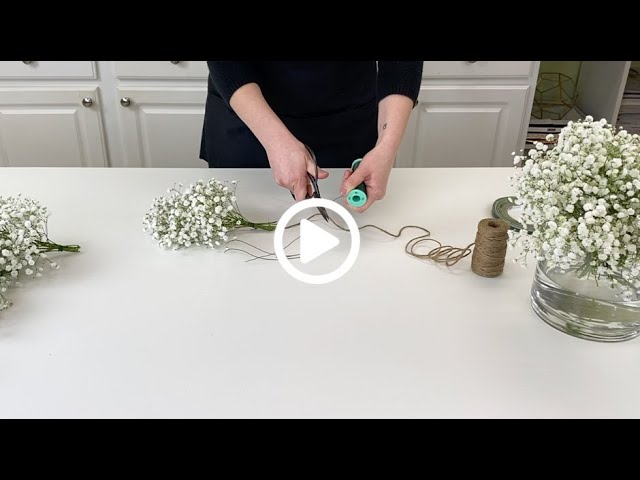 36 x White Artificial Baby's Breath Silk Flower Fake Gypsophila Wedding