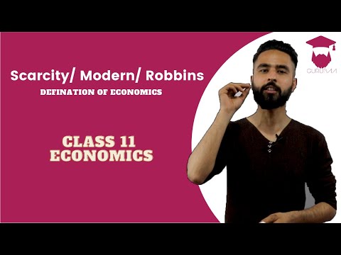 Scarcity/ Modern/ Robbins Definition of Economics in Nepali New Syllabus || Class 11 || Economics