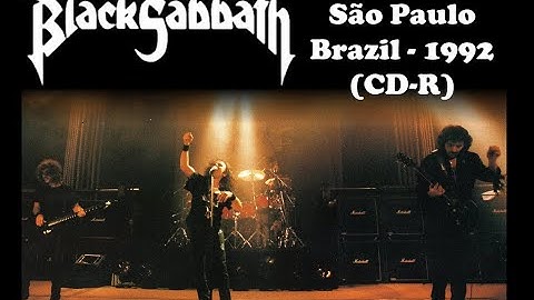 Black Sabbath - Children of The Sea / War Pigs - Live in São Paulo 1992 (CD-R)