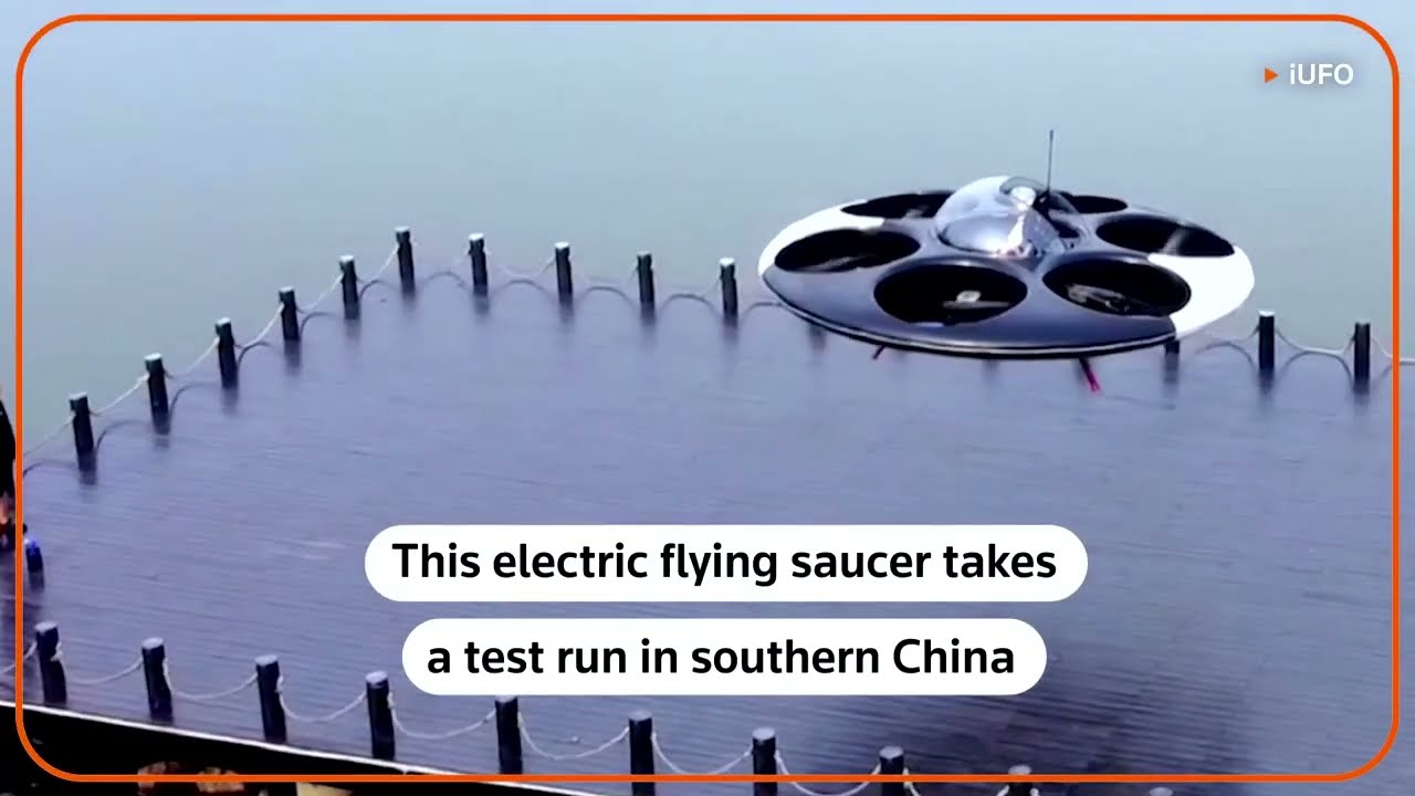 Man-made flying saucer takes flight in China