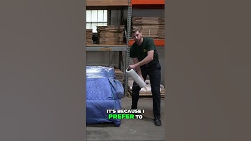 Mastering Couch Wrapping Techniques for Safe Moving 🚚✨ #shorts #moving #movingtips