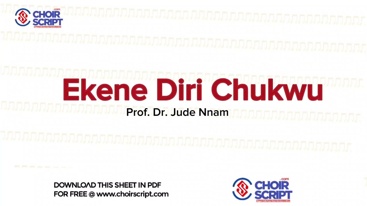 Ekene Diri Chukwu by Jude Nnam