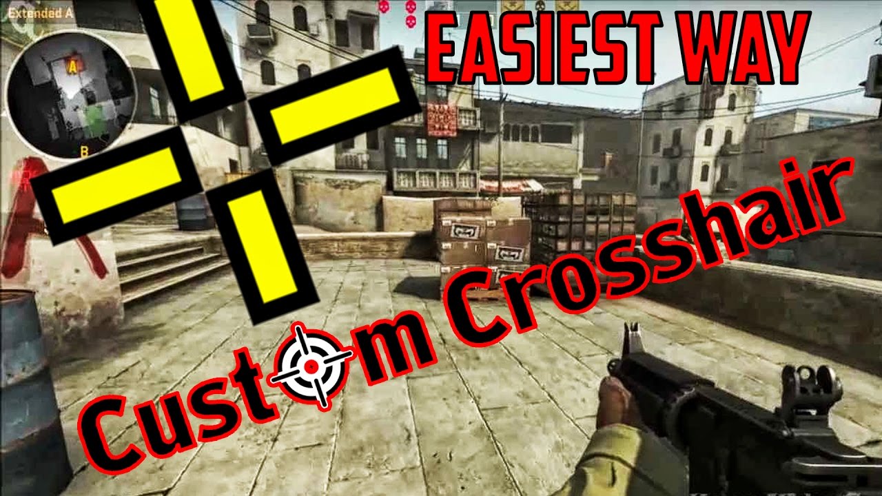 Easiest Way to Customize Crosshair|Counter Strike Global Offensive|2016 ...