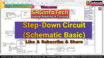 Laptop Step-Down circuit - Schematic Basic - Laptop Chip-Level Practical Based Training #SRGinfoTech