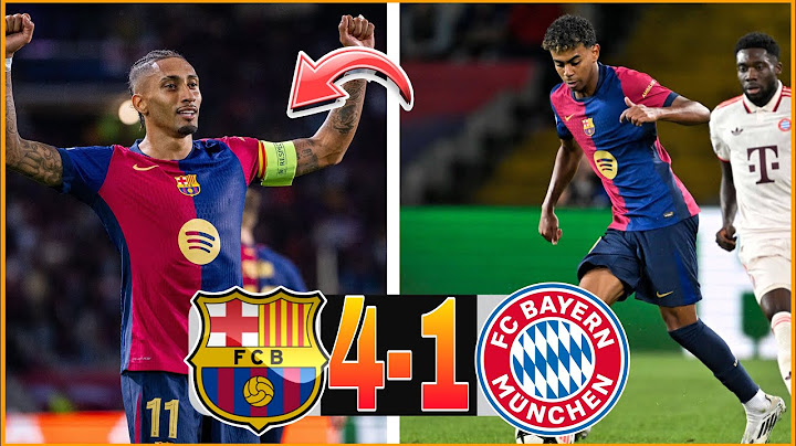 BARÇA 4-1 BAYERN !! RAPHINHA TRIPLÉ MASTERCLASS LAMINE YAMAL !! UN RÉGAL !