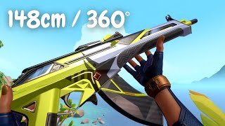 148Cm Per 360 In Valorant Very Low Sens