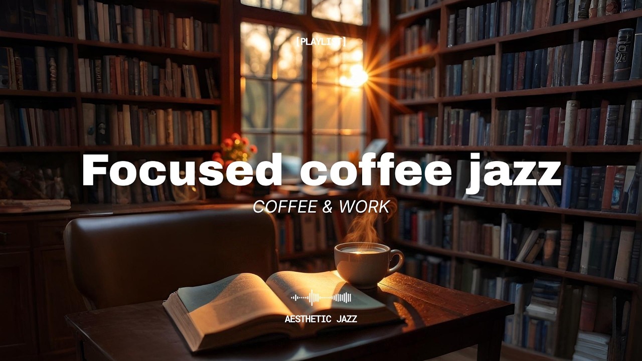 ☕ Coffee & Work Jazz – Focus at the Café