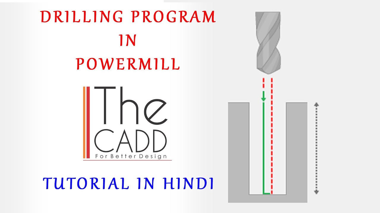 DRILLING PROGRAM IN POWERMILL | VMC PROGRAM | POWERMILL TUTORIAL | THE ...