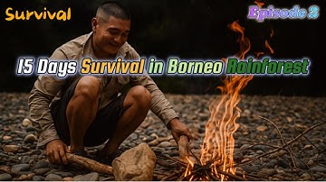 [Sinh Tồn Hoang Dã]  [Tập 2] -15 Ngày Trong Rừng Mưa Nhiệt Đới Borneo  Không Đồ Ăn, Không Bật Lửa!