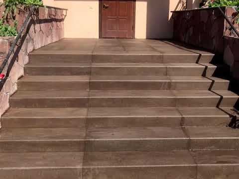 Ремонт крыльца из плитки по технологии C3 в деревне Вельяминово Истринского района в Подмосковье