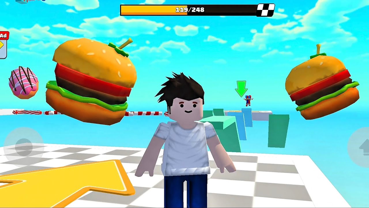 Parkour Master: Obby Games 🍔 | Biggest Burger Jump Challenge 😱🔥
