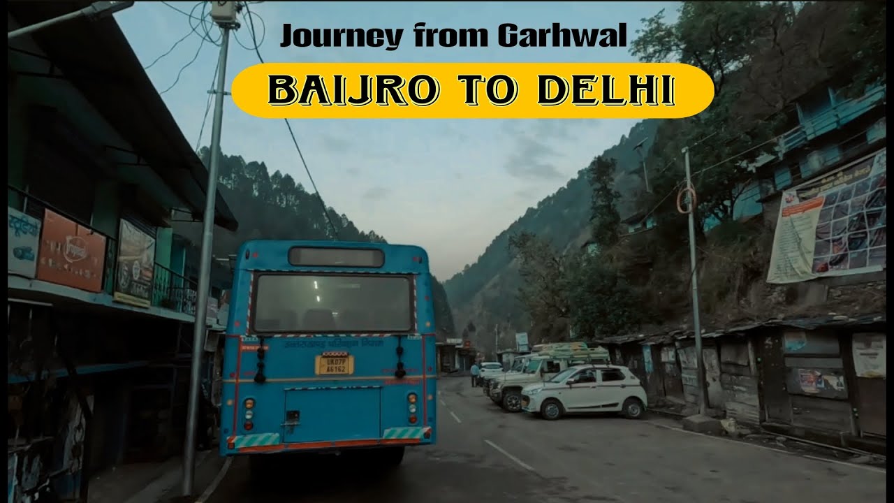 Baijro to Delhi utc bus journey. Garhwal express Kumauni queen. Ramnagar dipo || Pahadi Dagdiya |