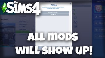 ALL Sims 4 MODS NOT showing up✨ INSTANT fix & ALL mods will show up in game