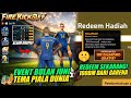 WAJIB KLAIM! 😱 KODE REDEEM 100 DM FF + EVENT GRATIS BULAN JUNI TEMA PIALA DUNIA 2026! - Free Fire 