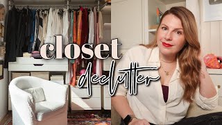 Decluttering My Closet + Creating a Daily Capsule Wardrobe - feat IKEA Boaxel Storage System