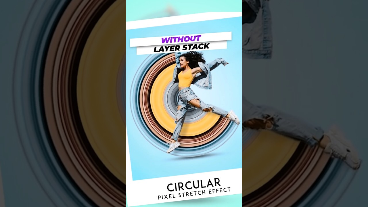 Create Stunning Circular Pixel Stretch in Photoshop Without the Hassle