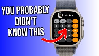 Secret CALCULATOR feature, ONLY in Apple Watch!