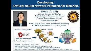 Nongnuch Artrith - Developing Artificial Neural Network Potentials for Materials