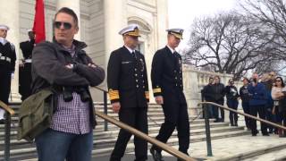 Arlington Cemetery Wreath Ceremony - Admiral BOSTANOĞLU, Commander Turkish Navy