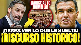 🔥¡¡HISTÓRICO!! ABASCAL DA EL DISCURSO MÁS BRUTAL DEL AÑO EN EL CONGRESO Y SÁNCHEZ SALE CORRIENDO
