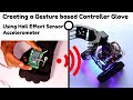 Hall Effect Based Gesture Controller Glove for Gesture Controlled Robots