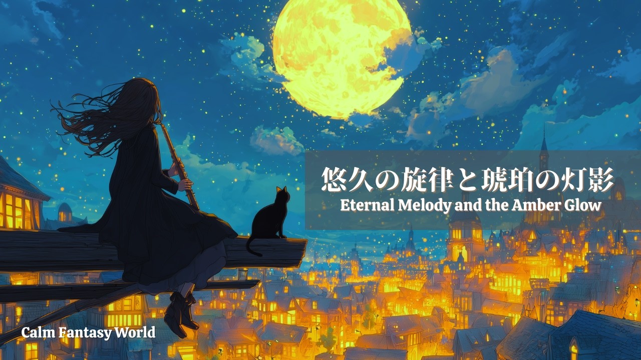 【ケルト/ファンタジー音楽】悠久の旋律と琥珀の灯影｜作業用・勉強用BGM｜Eternal Melody and the Amber Glow｜Celtic Fantasy Music｜リラックスBGM