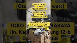 Review harga Pompa shimizu 230 bit pompa shimizu 226 bit pompa otomatis shimizu pompa manual shimizu