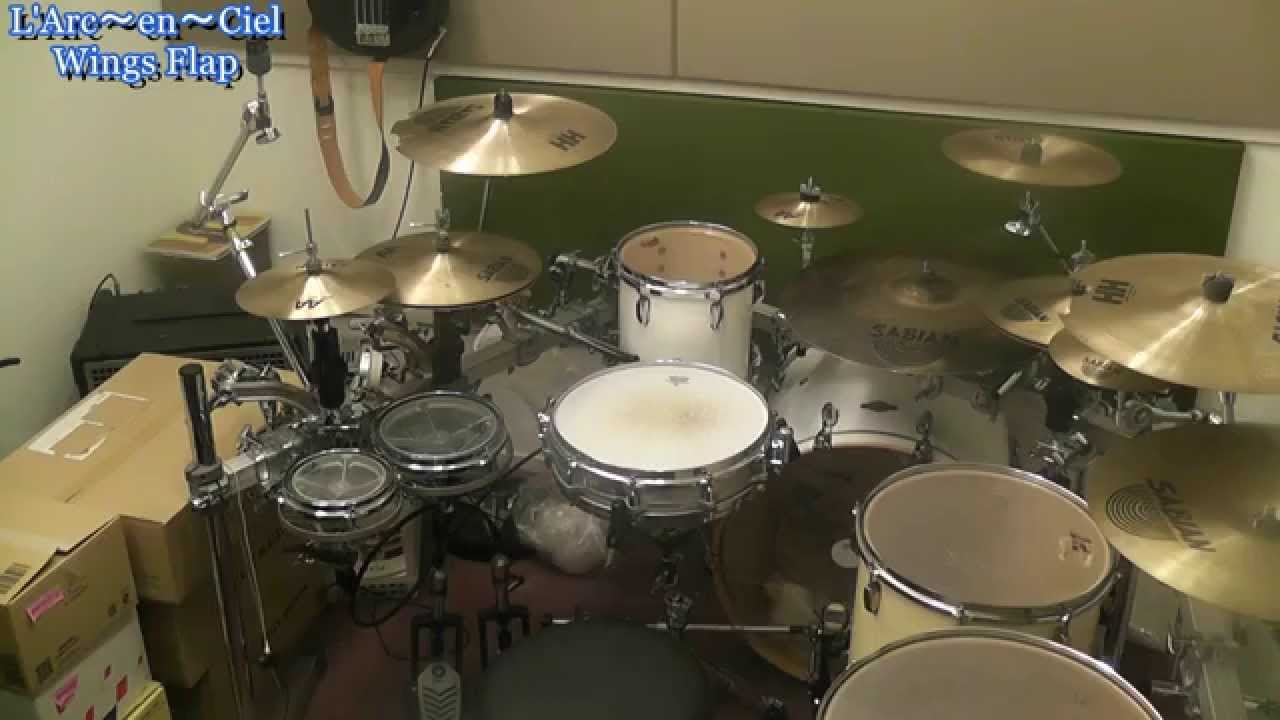 L Arc En Ciel Drum Cover Wings Flap Youtube