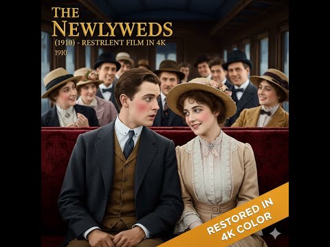 The Newlyweds 1910 Restored Silent Film in 4K Color 4K