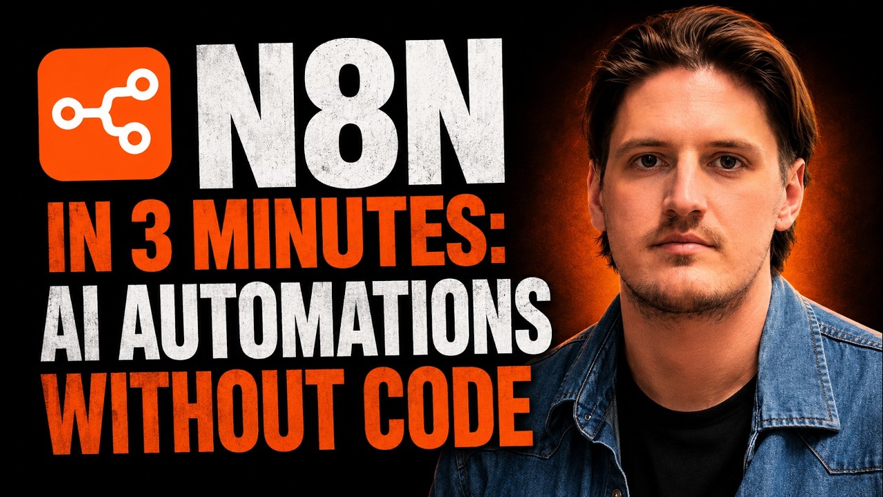 Use N8N to automate stuff with AI in 3 minutes