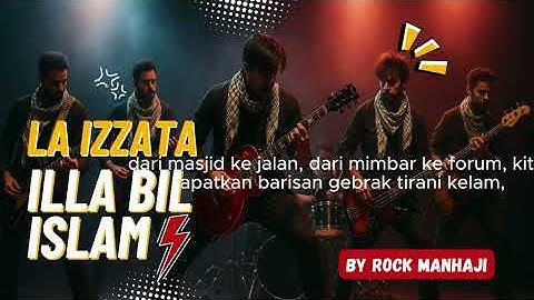 Thumbnail of La Izzata ila bil Islam lirik Cover Rock Manhaji