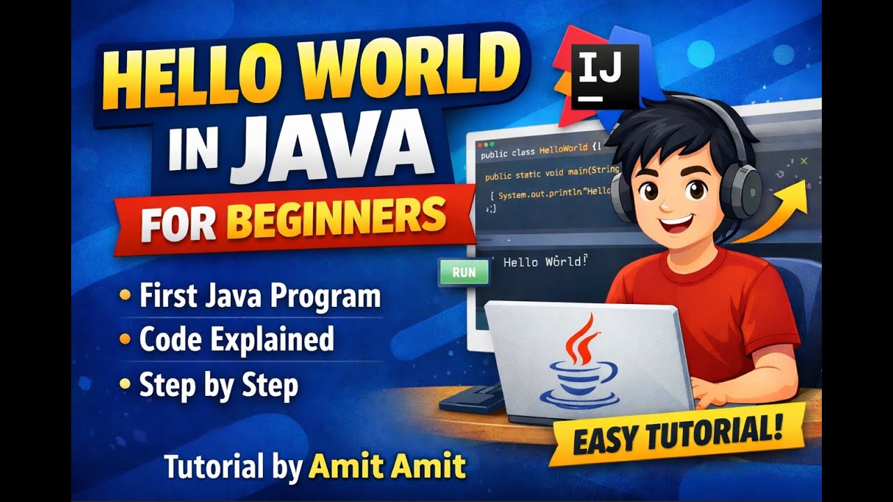 01.  Hello world in Java