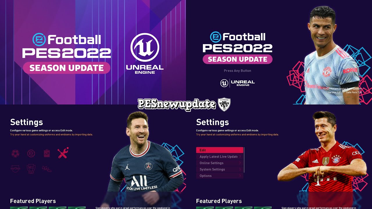 eFootball 2023 SEASON 1 CONCEPT V2 Menu by PESNewupdate ~