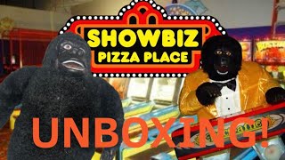 Showbiz Pizza Place Rockafire Explosion Fatz Geronimo Plush Doll UNBOXING!