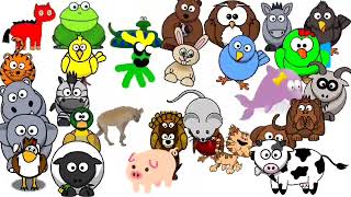 32 Animals Sounds Cheering Down