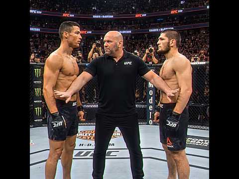 Ronaldo vs khabib ☠️🥶 #shorts #viral #trending #mma #ufc #edit #ai