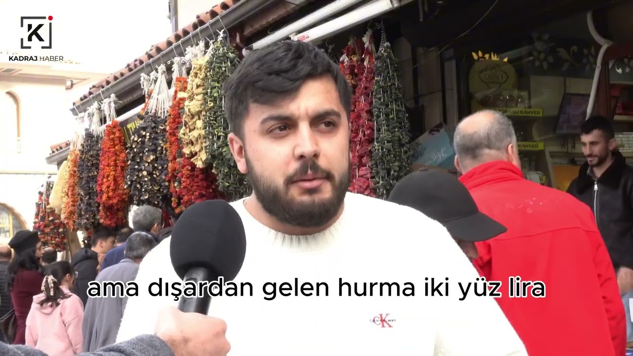 KONYA BEDESTEN ÇARŞISINDA HURMA FİYATLARI NE ALEMDE?