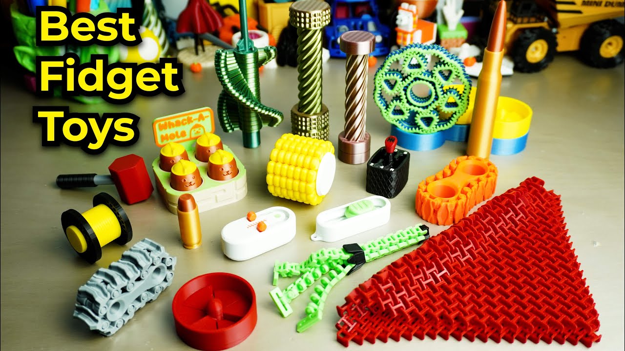 Top 15 Most Liked 3D Printed Fidget Toys! - YouTube