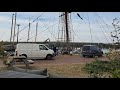 Live walking through Grou a small Dutch Town next to the lake.