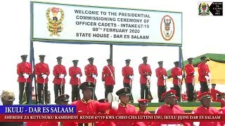 Kutunuku Kamisheni  Maafisa Cheo Cha Luteni Usu Ikulu Jijini Dar Es Salaam