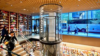 Celebrity New York City, NY: Epic Round "Star Trek" Glass Hydraulic Elevator at the Museum of Modern Art: MOMA Profile