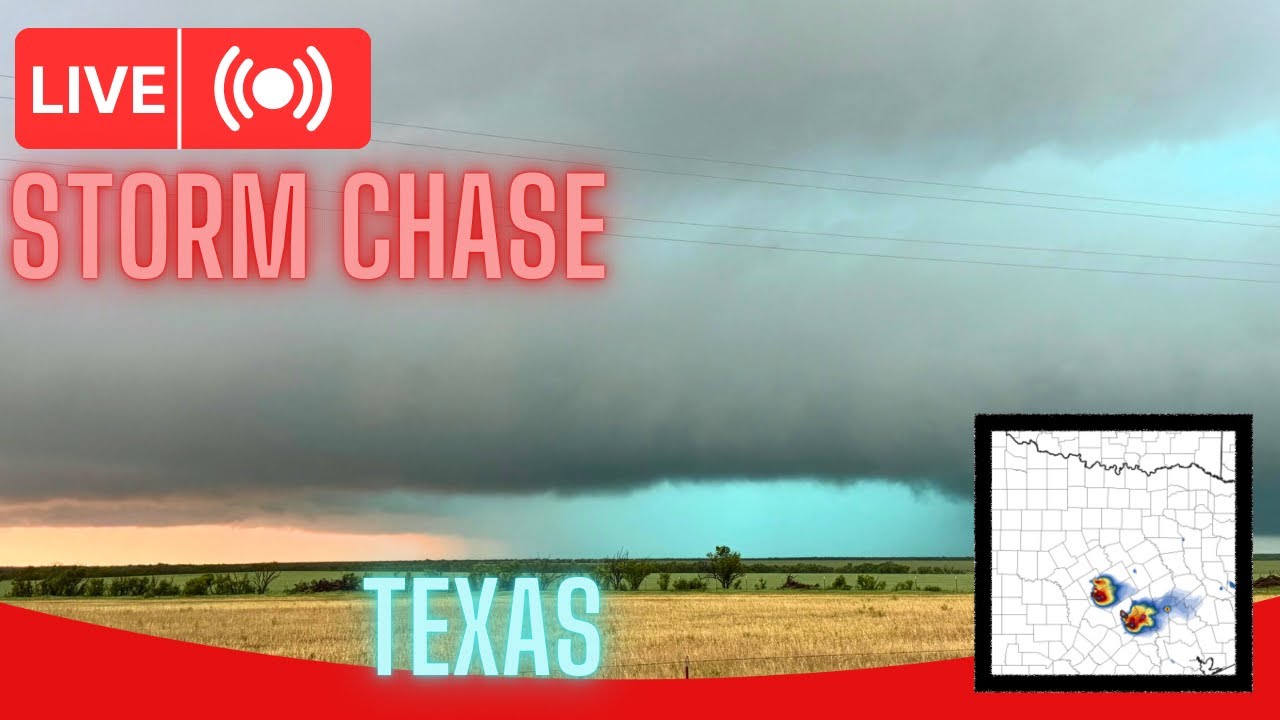 TEXAS TORNADO AND HAIL THREAT - Live Chase Archive - YouTube