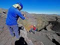 ascension (subida) del volcan Villarrica -Patagonia chilena