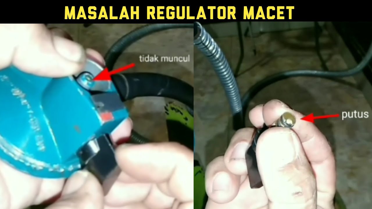 TUTORIAL SERVIS REGULATOR MACET ADA YANG PATAH