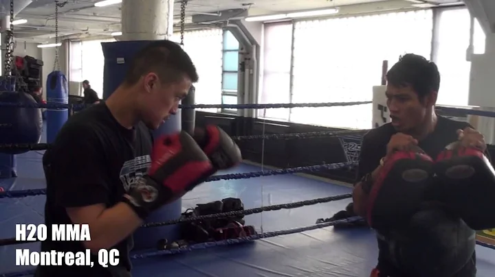 Richard Ho Muay Thai Pad Training with Master Yod ...