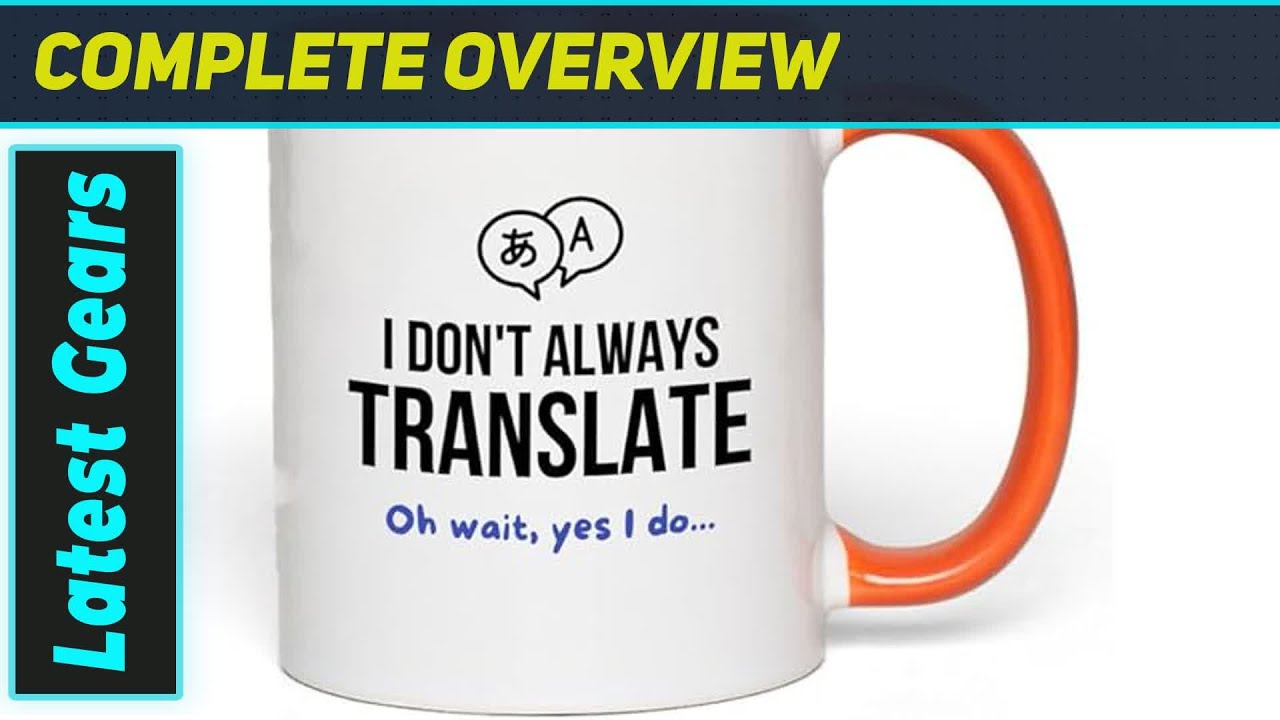Кружка Translator 2Tone: лучший подарок для любителей языков!