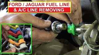Career Overview Ford fuel line disconnect tool  How to Disconnect Fuel and AC Line on Ford and Jaguar