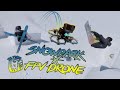 Dernire session drone fpv au snowpark de val disre  snowboard et ski freestyle