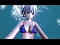 【MMD】咲夜さんと浜辺でデート キス多めver